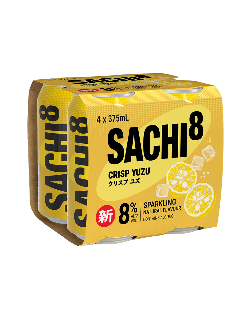 Sachi8 Crisp Yuzu Cans 24 x 375mL