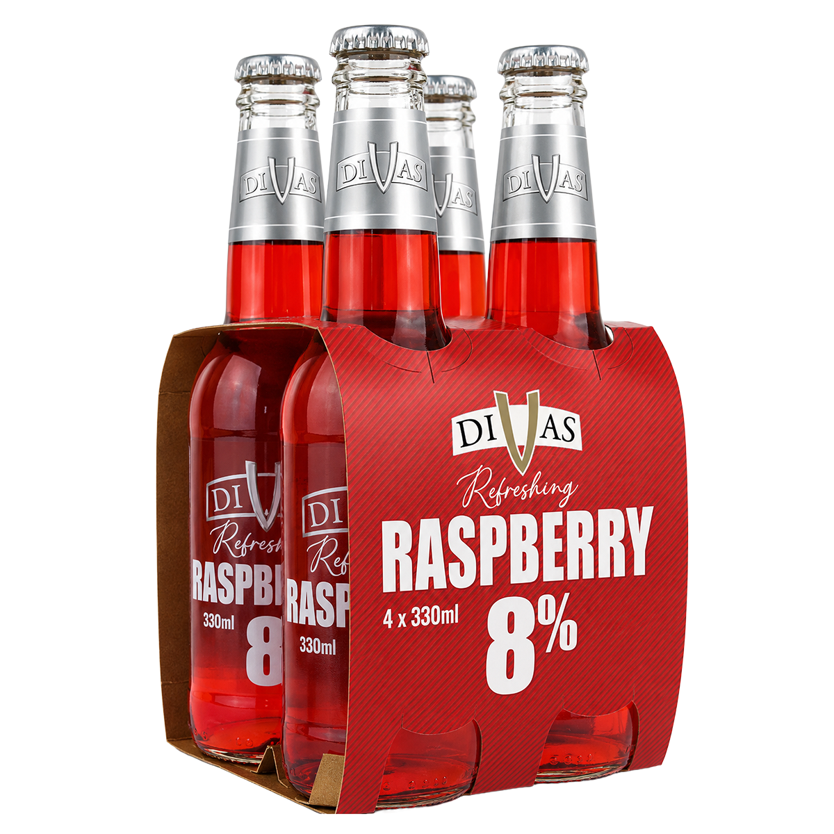 Divas Raspberry Premix 24 x 330mL