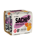 Sachi8 Mango Passion Zero Sugar Cans 24 x 375mL