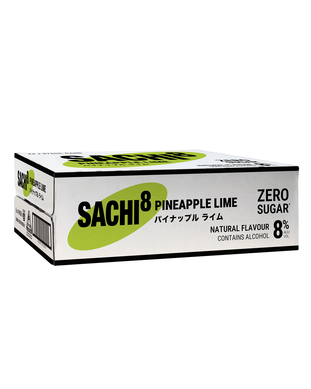 Sachi8 Pineapple Lime Zero Sugar Cans 24 x 375mL