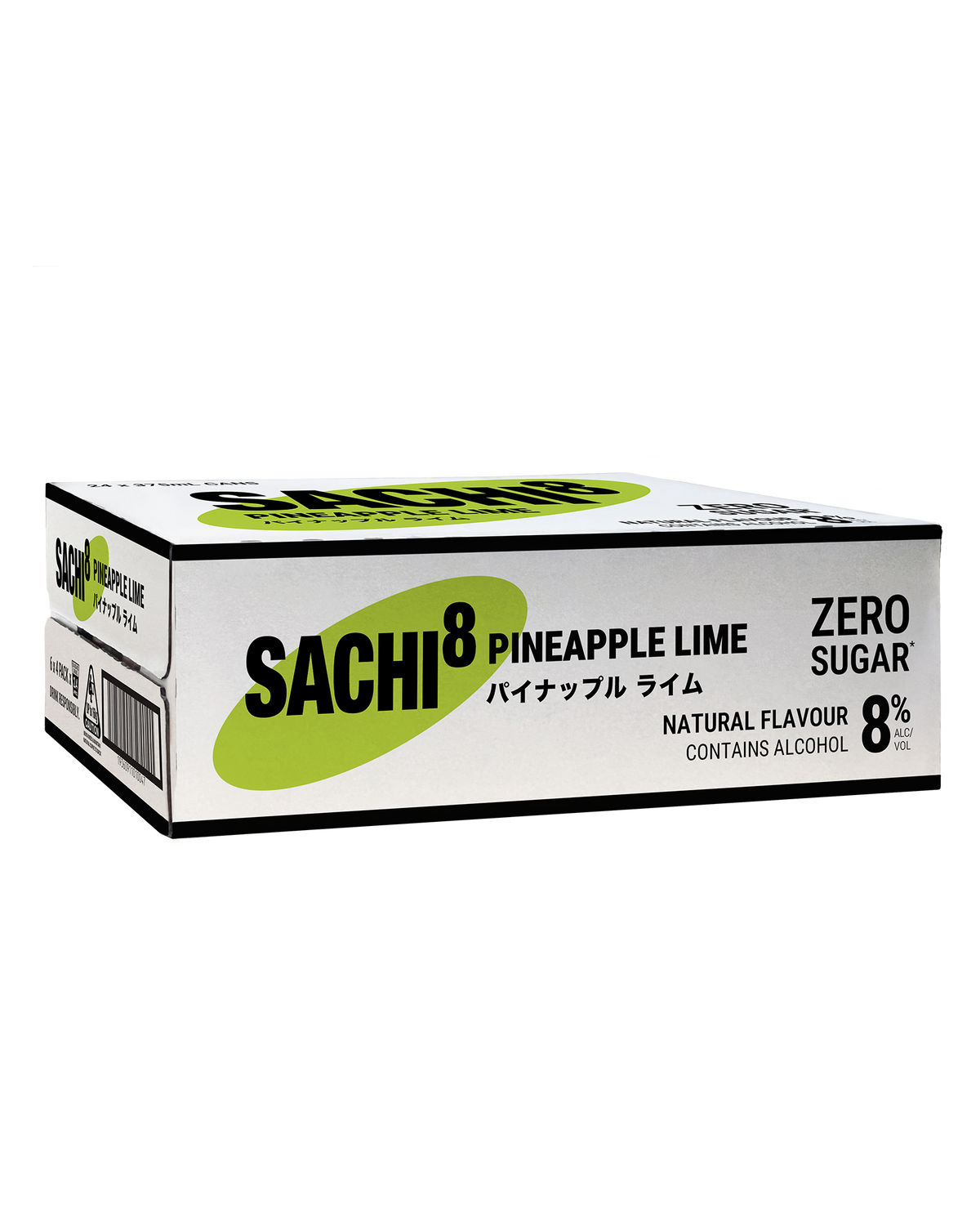 Sachi8 Pineapple Lime Zero Sugar Cans 24 x 375mL